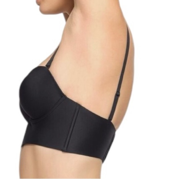 NEW! SKIMS Black Plunge Bra! new in pkg/no box - Picture 6 of 8